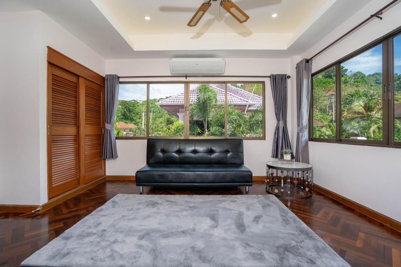 Villa Amaya, 2 Story Tropical Oasis With Green Hills View & Pool, Strand Kamala Exterior foto